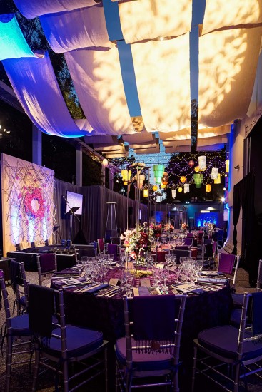 Backstage dinner at the Greek Theatre